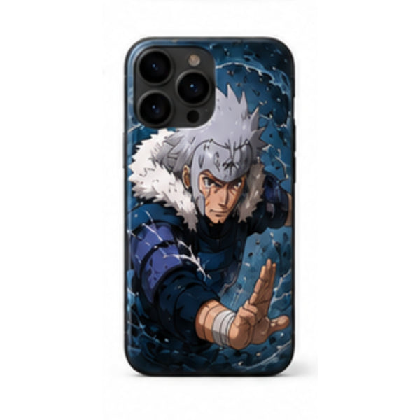 Coque Tobirama Senju Naruto pour iPhone Samsung Oppo Xiaomi en silicone avec impression UV HD