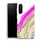 Coque pour Samsung A36 5G Flawless pink, aesthetic artistique, en silicone renforcé, effet strass et paillette, idée cadeau pour femme