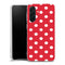 Coque pour Samsung A36 5G Rouge à Pois, design aesthetic polka dots, look aesthetic rouge pour les femmes