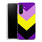 Chevrons violets imprimés sur une Coque pour Samsung A36 5G Weed Rain, look aesthetic girly