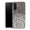 Coque pour Samsung A36 5G Floral Lacet Bois, aesthetic premium, effet texture renforcé en silicone imprimé en HD