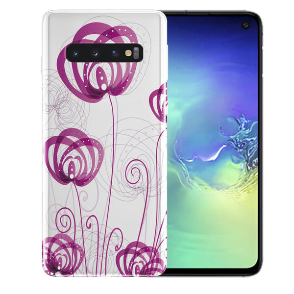 Dog Park Days with Dogs Cats Squirrels Trees and Flowers Coque S10 Silicone