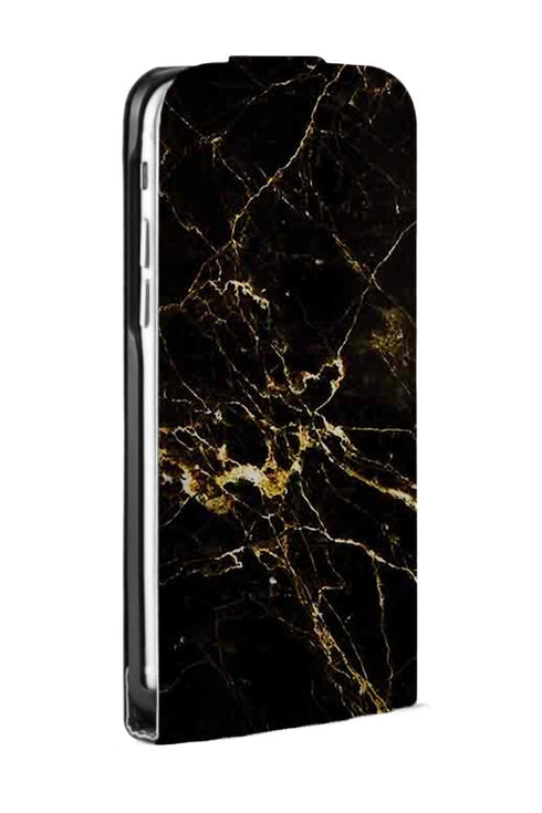 Black & Gold | Coque marbre Noir iPhone X | Silicone, Tpu, Antichocs | iPhone XS | Plexiglass MaCoquePerso