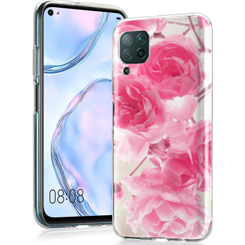 Fleurs Dentelles Roses, Coque Huawei P40 Lite