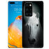 Huawei P40, P40 Pro - Coque Tête de Cheval Noir et Blanc - Bumper en Silicone