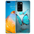 Coque antichocs Animaux Huawei P40 Papillon Turquoise