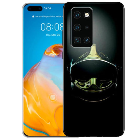 Huawei P40 Pro, P40 - Coque Casque Pompier en Silicone