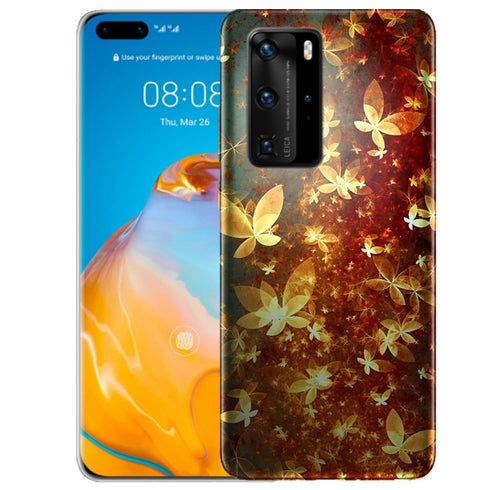 Golden ButterFlies, Coque Huawei P40, P40 Pro