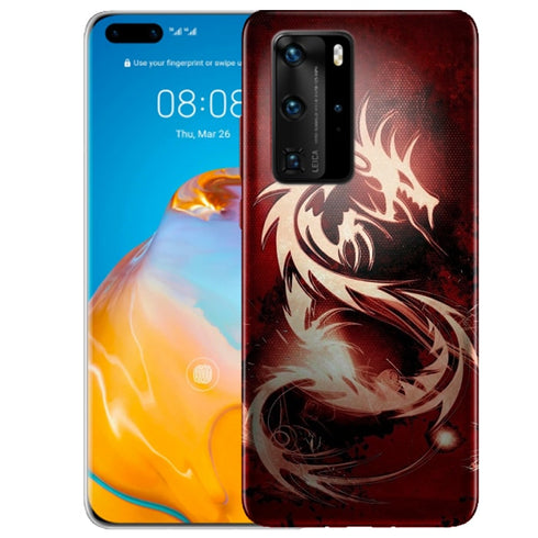 Dragon Rouge Chinois, Coque portable Huawei P40 Pro, P40