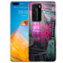 New York City l P40, P40 Lite, P40 Pro, Coque Huawei en Silicone, motif Ville, Jaune, Bleu, Rose MaCoquePerso