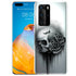 Skull and Roses, Coque Huawei P40 PRO, P40, en Silicone