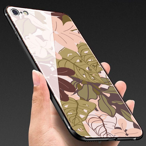 Bohemian Tropical Foliage | Coque en Silicone, Verre | Tpu Antichocs | Protection Compatible smartphones iPhone - MaCoquePerso