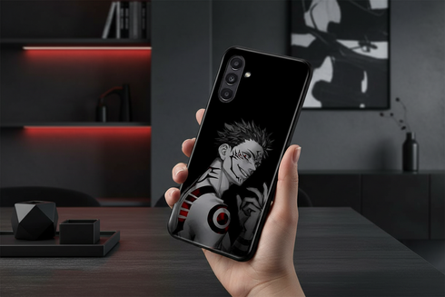 Jujutsu Kaisen Coque Samsung a13, motif manga itadori sukuna demon