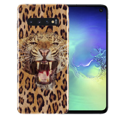 Leopard Coque Samsung S10, S10E, S10 Plus en Silicone