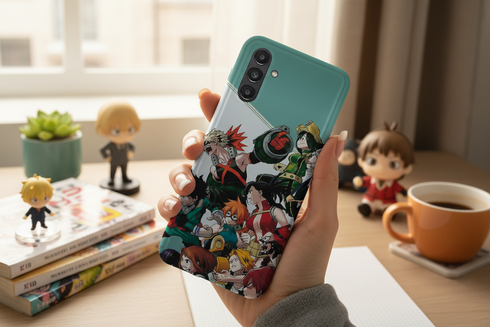 achat au meilleur prix de la Coque Samsung Galaxy A13 5G My Hero Academia fight adn - MaCoquePerso