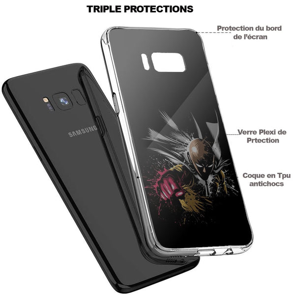 One Punch Man, Coque intégrale Galaxy S8 à Poitiers