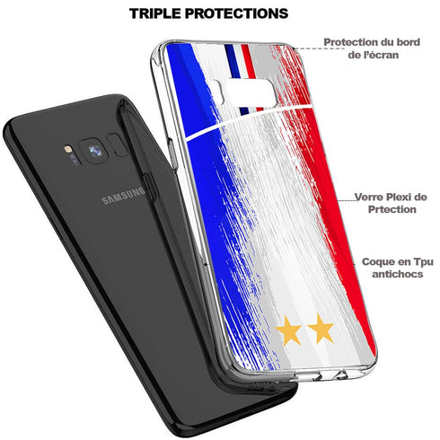 Coque de telephone football France | iPhone, Samsung Galaxy, Huawei | Silicone, Tpu, Antichocs | Verre Trempé MaCoquePerso