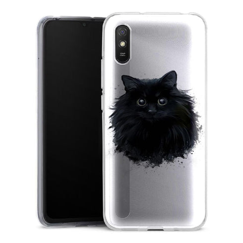 Coque Xiaomi Redmi 9 Chat Noir - XIAOMI REDMI 9A