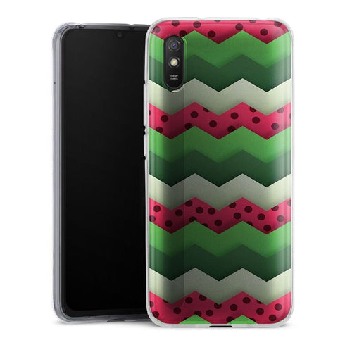 Coque pour Xiaomi Redmi 9 Pasteque Summer Chevrons