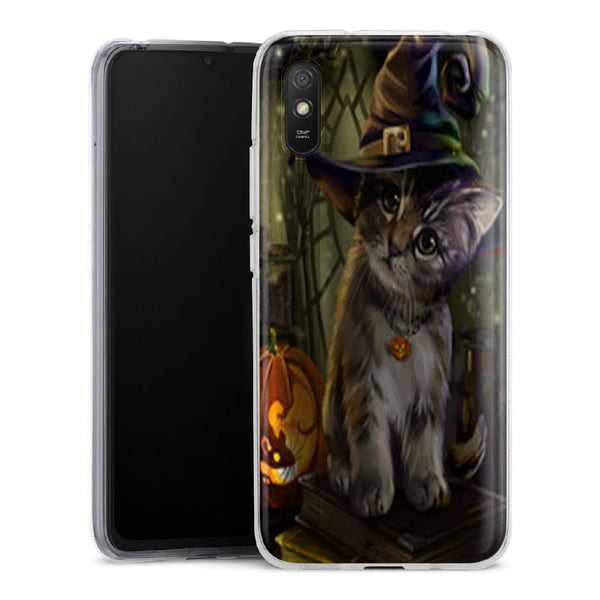 Coque Xiaomi Redmi 9 Halloween Cat - XIAOMI REDMI 9A