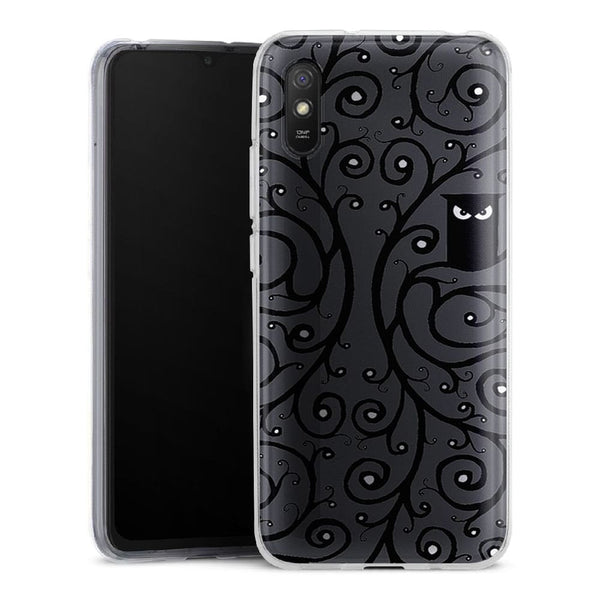 Coque Xiaomi Redmi 9 Hibou Noir et Blanc - XIAOMI REDMI 9A