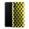 Coque pour Xiaomi Redmi 9 Jaune à Pois Noirs