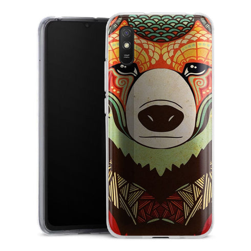 Coque Xiaomi Redmi 9 Ours Tribal - XIAOMI REDMI 9A