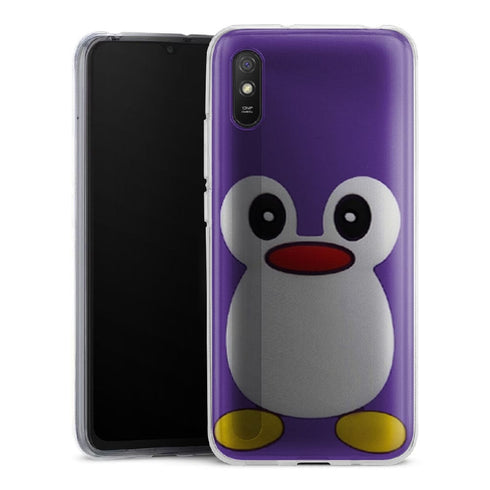 Coque Xiaomi Redmi 9 Pingouin Violet