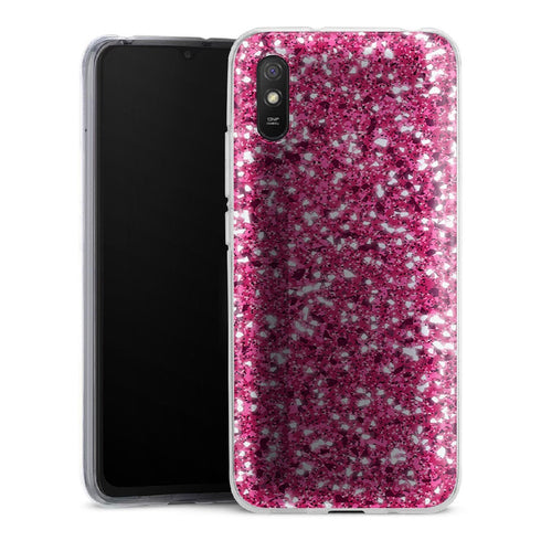 Coque pour Xiaomi Redmi 9 Pink Glitter way