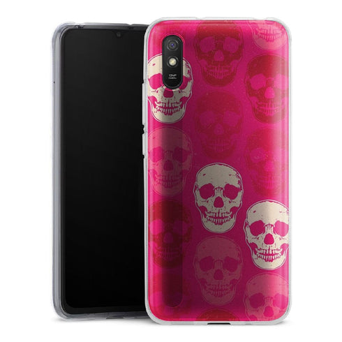 Coque pour Xiaomi Redmi 9 original Skull Rose