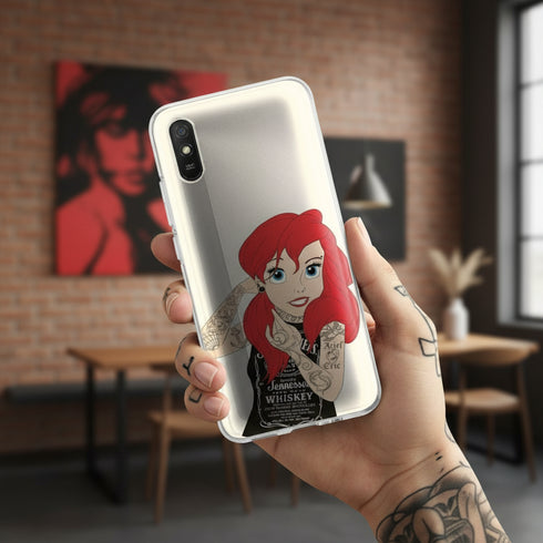 Coque Tpu pour Xiaomi Redmi 9 Ariel Tattoo Jack Daniels - XIAOMI REDMI 9A