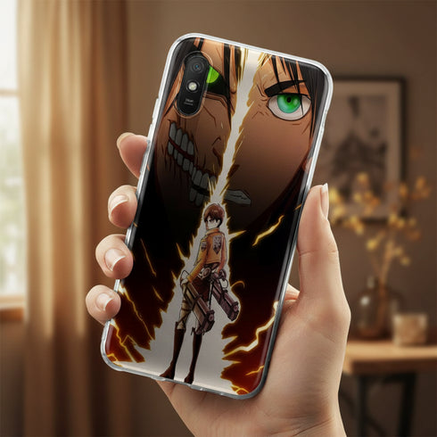 Coque en silicone pour Xiaomi Redmi 9 Attaque des Titans - XIAOMI REDMI 9A