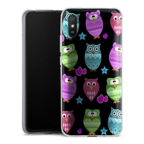 Coque pour Xiaomi Redmi 9 Funky owls - XIAOMI REDMI 9A
