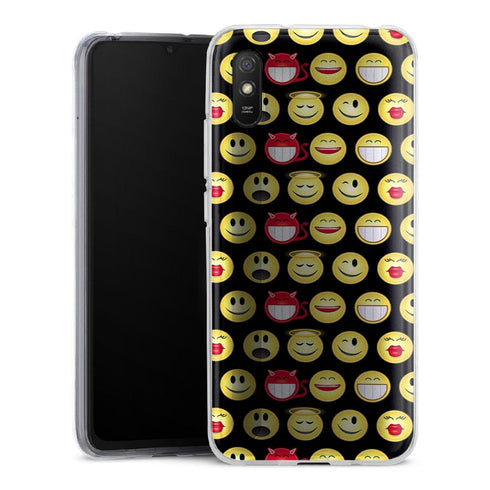 Coque pour Xiaomi Redmi 9 Funny smileys - XIAOMI REDMI 9A