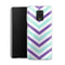 Coque pour Xiaomi Note 9 Chevrons Azteque Violet | Housse Silicone, Etui Antichoc / Tribal - XIAOMI REDMI NOTE 9