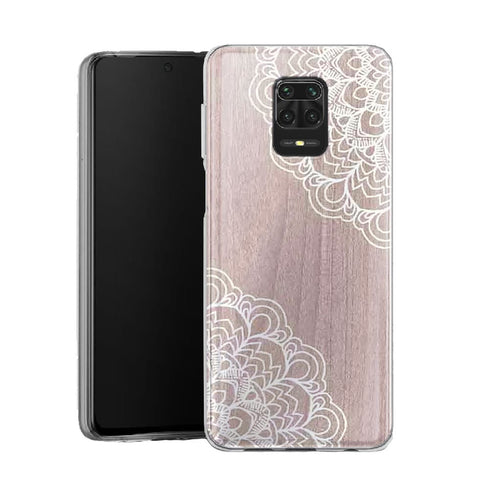 Coque pour Xiaomi Note 9 Lace Woods | Housse Silicone, Etui Antichoc / Motif Bois
