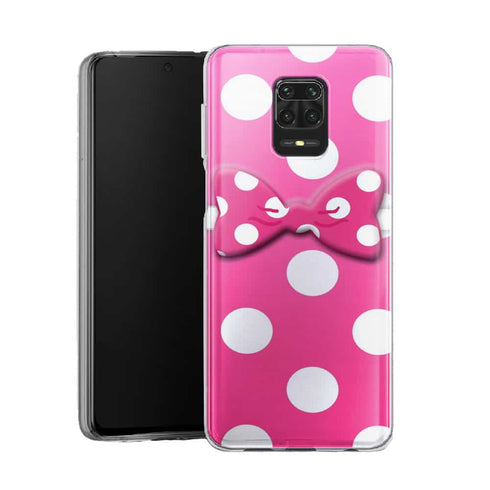 Coque pour Xiaomi Note 9 Minnie Noeud Rose - XIAOMI REDMI NOTE 9 PRO