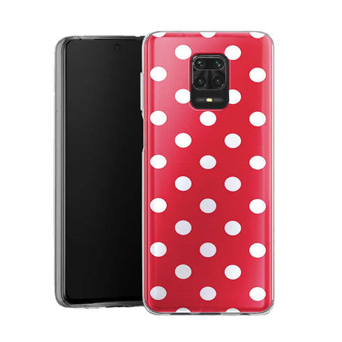 Coque pour Xiaomi Note 9 Rouge à Pois - XIAOMI REDMI NOTE 9
