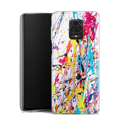 Coque pour Xiaomi Note 9 Splash Paint Arc en ciel - XIAOMI REDMI NOTE 9 PRO