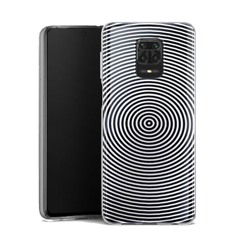Coque pour Xiaomi Note 9 Waves | Housse Silicone, Etui Antichoc / Motifs a Lignes