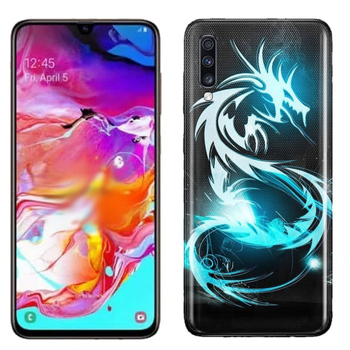 Dragon Bleu Electrique, Coque Samsung Galaxy a70 funny