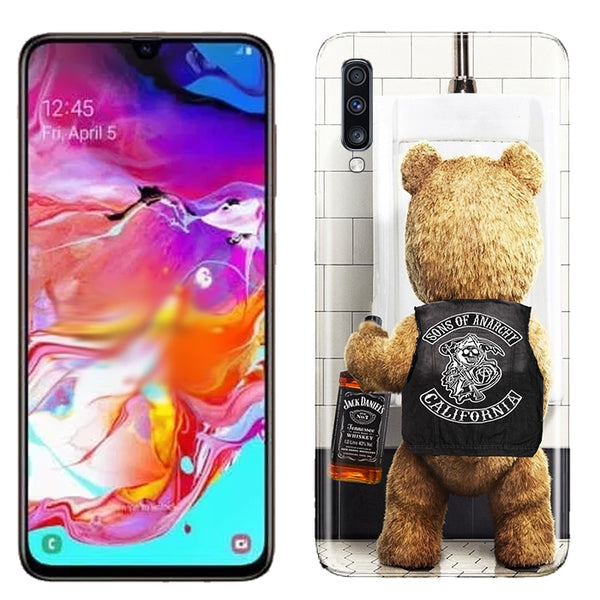 Teddy Jack SOA, Coque Silicone Galaxy A70, Fun