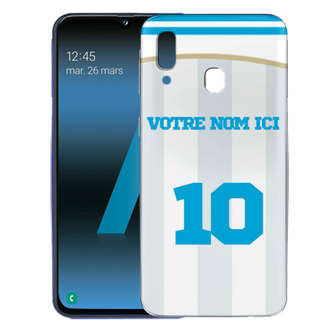 Foot Marseille - Coque Samsung A40 Olympique de Marseille a Personnaliser