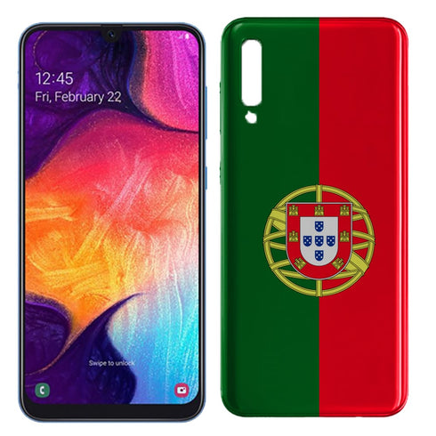 Drapeau Portugal, Coque Samsung Galaxy A40 Drapeau Portugais en Silicone