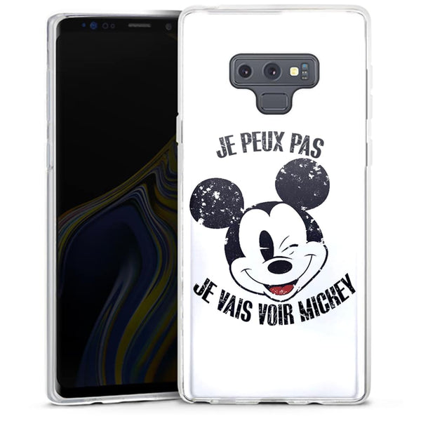 Coque Samsung Galaxy Note 9 je peux pas je vais voir Mickey Disney