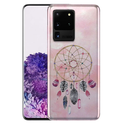 Dreamcatcher Rose - Coque Samsung S20, S20 Plus, S20 Ultra - Motif Attrape Rêves