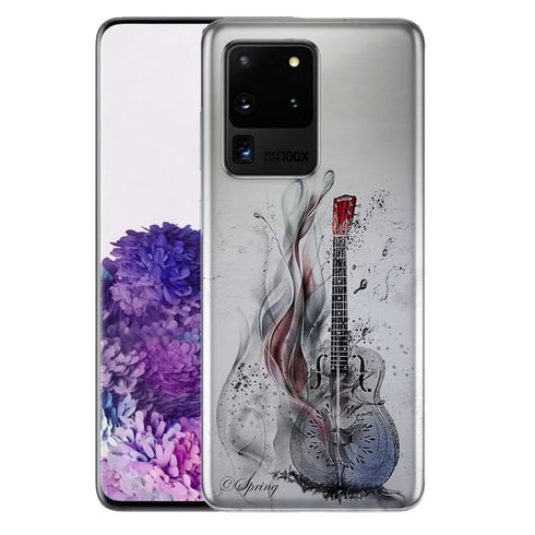 Guitare Folk - Coque de telephone pas chere Samsung S20, Samsung S20 Plus, Samsung S20 Ultra