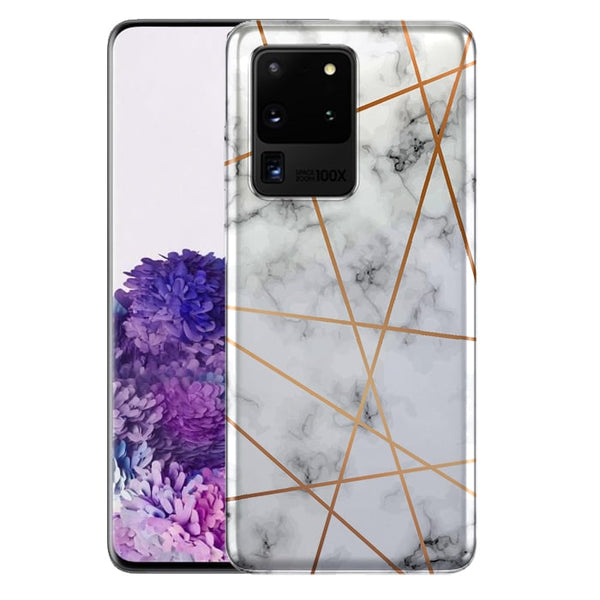 Marbre Géométric - Coque antichocs Samsung S20, S20+, S20 Ultra