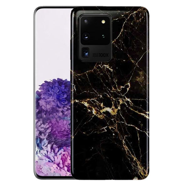Marbre Noir Doré - Coque Samsung S20, S20+, ultra