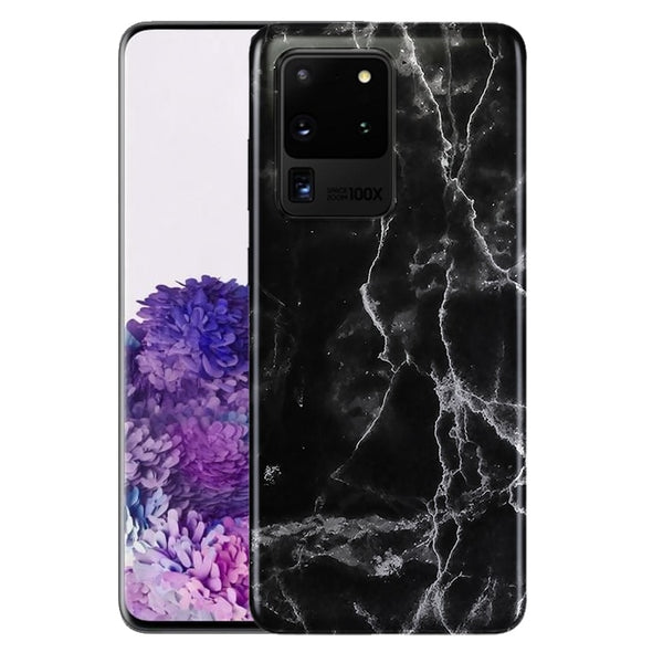 Marbre Noir - Coque telephone pas chere Samsung S20, Samsung S20 plus, Samsung S20 Ultra
